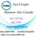 Shantou Puerto Marítimo Transporte Para Río Grande